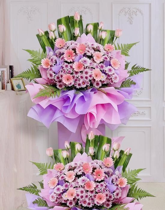 pembe-mor-iki-katli-ferforje