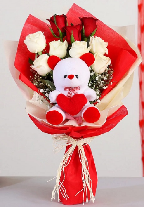 ayicikli-9-gullu-buket